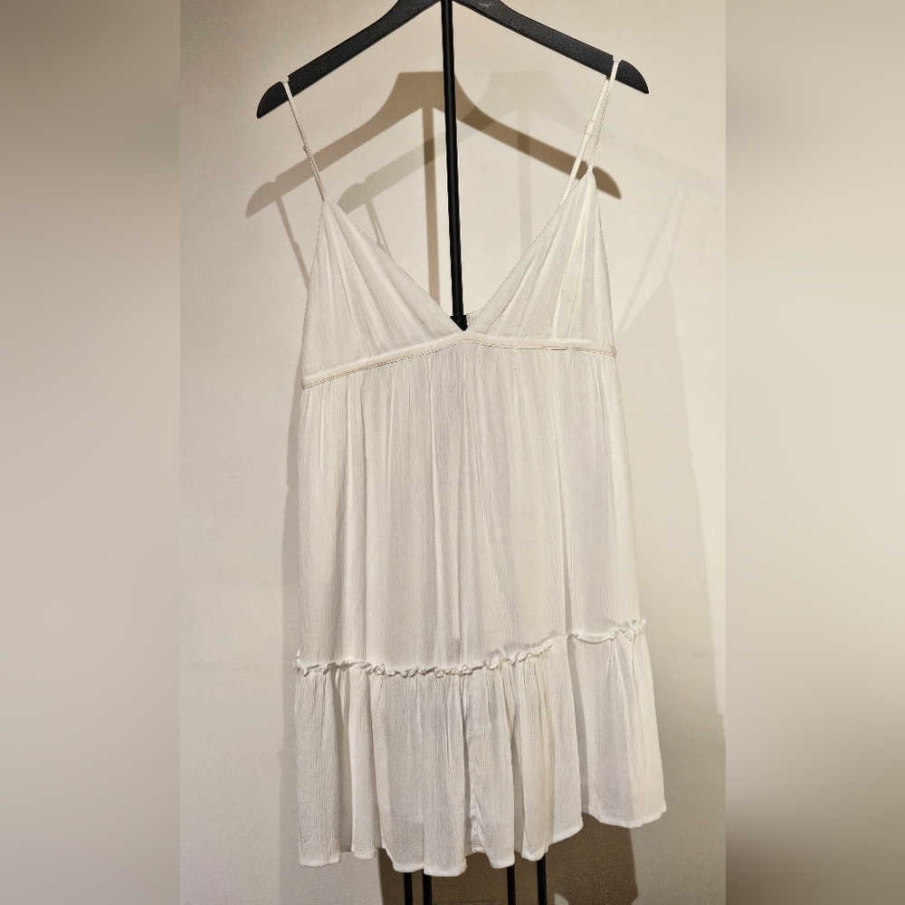 Garage White Spaghetti Strap Dress